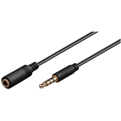 goobay Audio-Kabel 3,5 mm schwarz 3.0 m Image