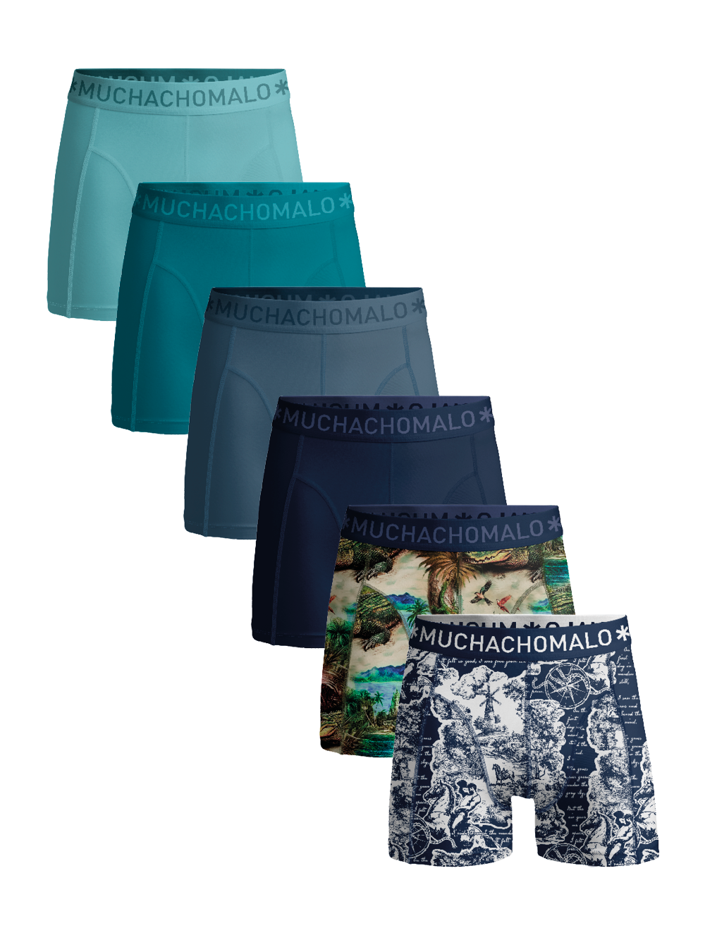 Muchachomalo Herren Boxer Shorts - 6er Pack - Herren Unterwäsche Image