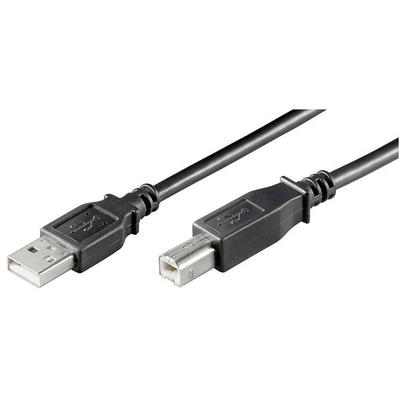 goobay Druckerkabel USB 2.0 A/USB 2.0 B schwarz 3.0 m Image