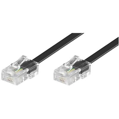 goobay ISDN-Kabel RJ-45 (kurz) schwarz 6.0 m schwarz Image