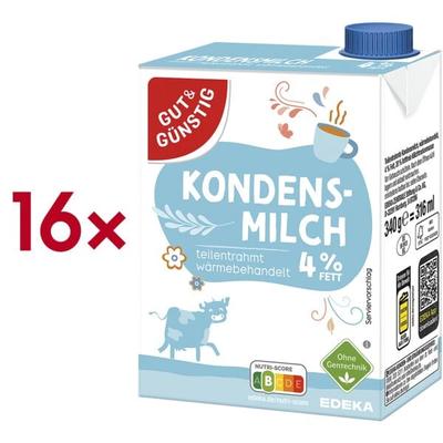 Gut und Günstig 16er-Pack Kondensmilch 4% Fett Image