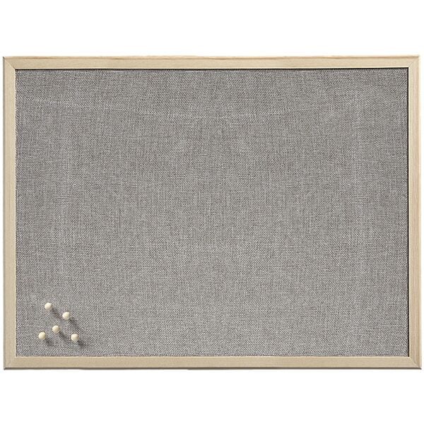 Zeller Pinnwand 60,0 x 40,0 cm grau grau
