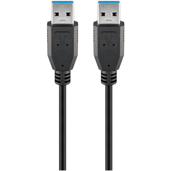 goobay USB-Kabel USB 3.0 A schwarz 5.0 m schwarz Image