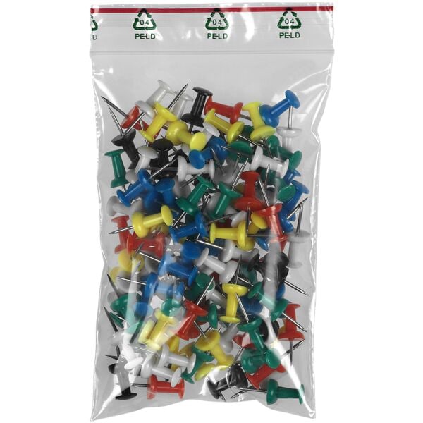 OTTO Office 1000 Druckverschlussbeutel 10,0 x 15,0 cm 50 mic transparent, 10 cm Image