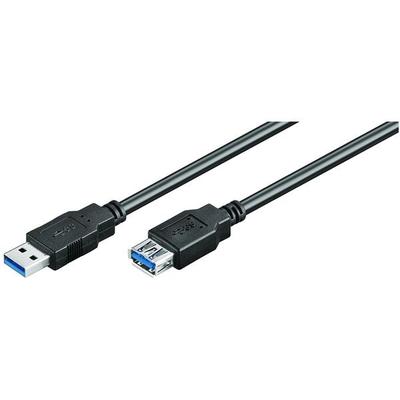 goobay USB-Kabel USB 3.0 A schwarz 1.8 m Image