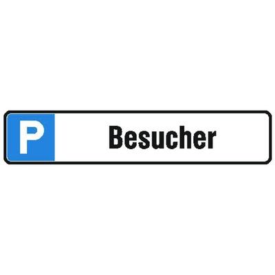 OTTO Office Hinweisschild »P Besucher« 52,0 x 11,0 cm Aluminium 1 Stück grau Image