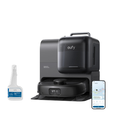 eufy Saug- und Wischroboter Omni E28 mit Bodenreiniger-Set