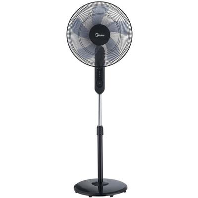 Bodenventilator mit 3 Geschwindigkeiten und Fernbedienung, Schwarz Image