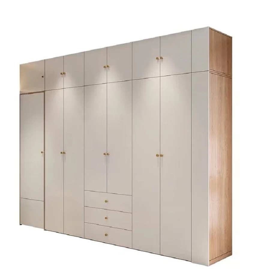Maßgeschneiderter Kleiderschrank aus Holz, Wohnzimmermöbel, Kleidungsorganisator, modernes Design, begehbare Schränke, Kleiderschränke