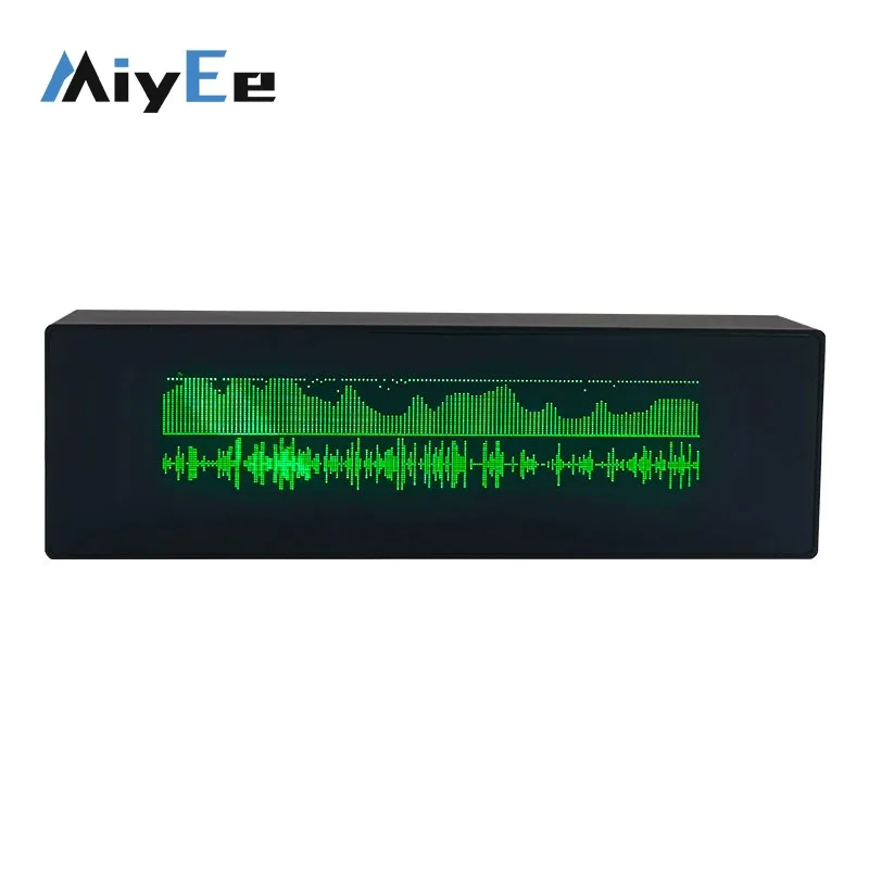 EV256 Sound/Wired-Control VFD Music Spectrum Display Clock Schwarzes Gehäuse aus Aluminiumlegierung ohne/mit GPS Image