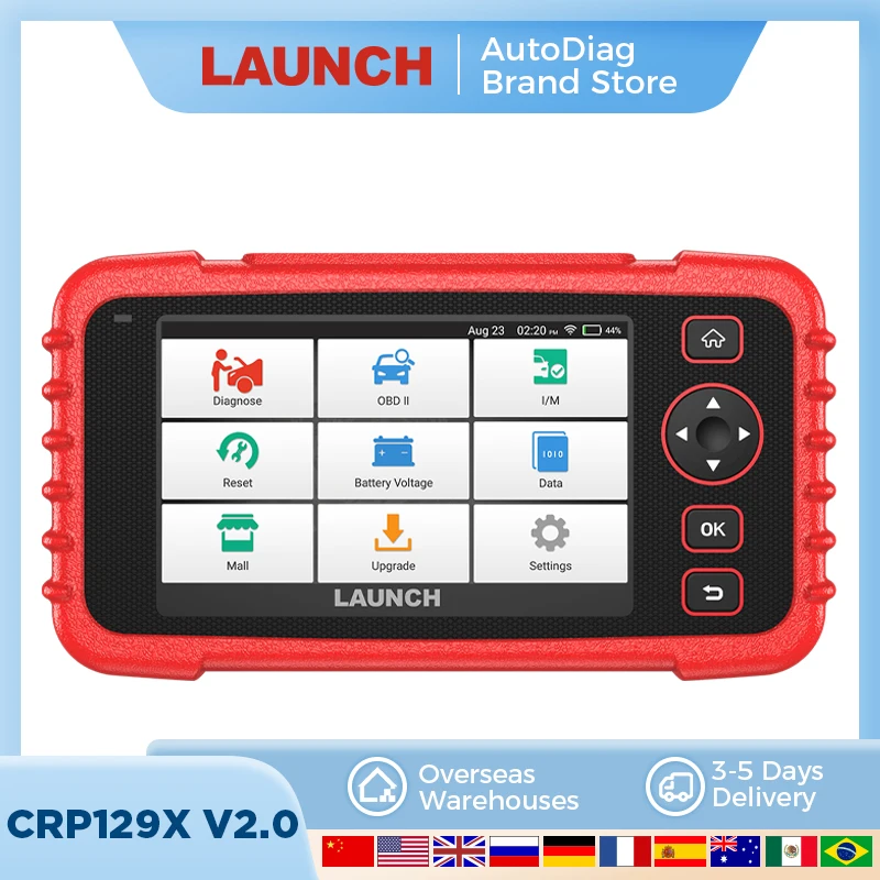 LAUNCH X431 CRP129X V2.0 Diagnosetools OBDII-Scanner Professioneller Kfz-Scanner Diagnosescanner Image