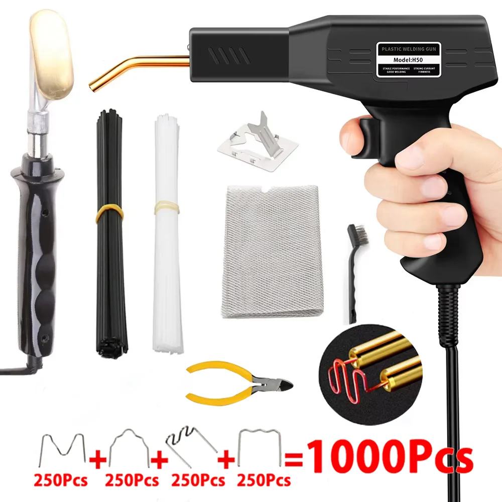 Kunststoff-Schweißpistole, Schweißmaschine mit Lötkolben für die Reparatur von PVC/Kunststoff-Klammern, Werkzeuge zur Reparatur von Autostoßstangen Image