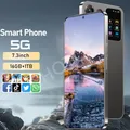 2025 Smartphone SMS 24 Ultra Originale 7.3HD Doppia Scheda SIM Telefono Cellulare 7800mAh Android 14 Versione Globale Cellulari Cellulari
