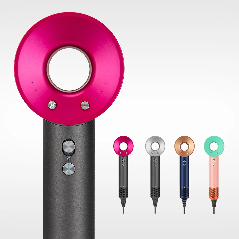 5-in-1 elektrischer Ionen-Haartrockner, Hochgeschwindigkeits-Haartrockner ohne Flügel, negative Ionen, professioneller 1,8 m superblattloser Haartrockner Image