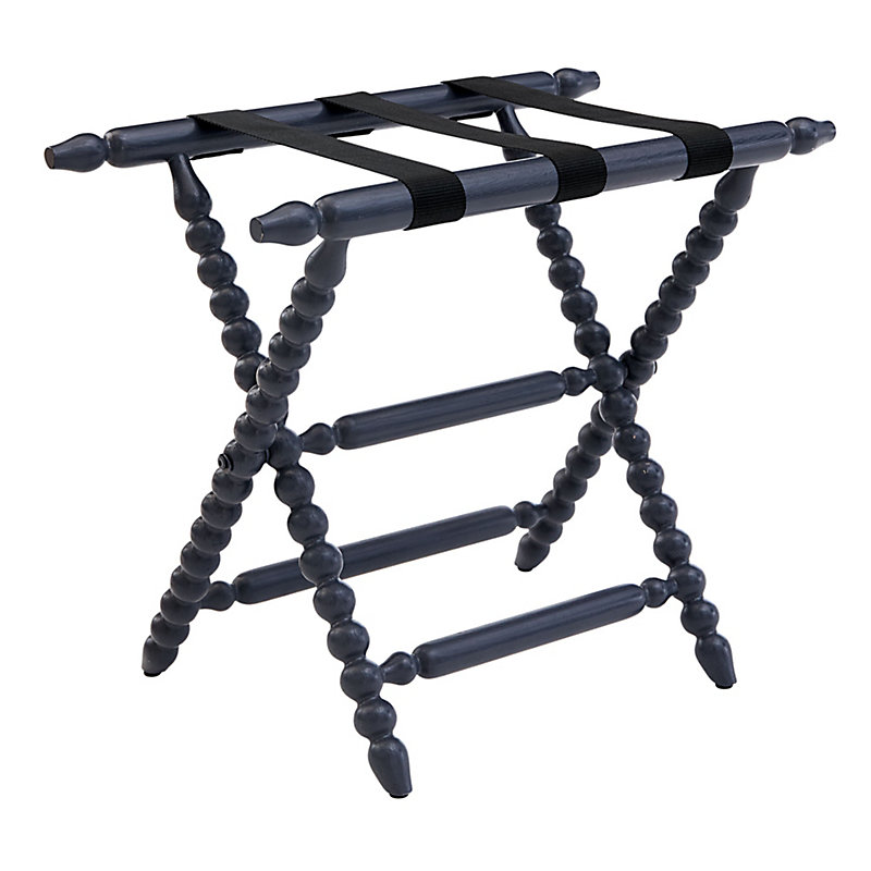 Dover Luggage Rack - Navy - Ballard Designs