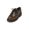 Schlupfboots MARC O'POLO "aus Rindleder im Vintage-Look", Damen, Gr. 40, vintage schwarz braun, Obermaterial: 100% Leder (Rind), unifarben, Schuhe