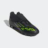 Fußballschuh ADIDAS PERFORMANCE "F50 CLUB KLETTVERSCHLUSS KUNSTRASEN NEUERER GENERATION, HART- UND ASCH", Gr. 33, schwarz (core schwarz, iron metallic, lucid lemon), Synthetik, sportlich, Schuhe, geeignet für Rasen- und Kunstrasenplätze
