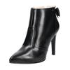 High-Heel-Stiefelette NERO GIARDINI "Nero Giardini Stiefelette Nappaleder", Damen, Gr. 38, schwarz, Nappaleder, elegant, Schuhe