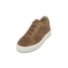 Sneaker MARC O'POLO "aus Veloursleder", Herren, Gr. 43, grau (schwarz taupe), Obermaterial: 100% Leder (Rind), unifarben, Schuhe
