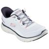 Slip-On Sneaker SKECHERS "Flex Appeal 5.0 - Easy Breezy", Damen, Gr. 38, weiß (weiß, kombiniert), Textil, sportlich, Schuhe, Sportschuh, Freizeitschuh mit Skechers Hands Free Slip-ins