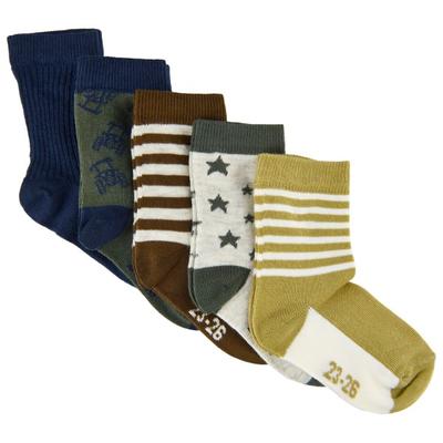 Minymo - Kid's Sock with Pattern 5-Pack - Multifunktionssocken 19-22 | EU 19-22 bunt Image