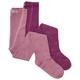 Minymo - Kid's Stockings with Pattern 2-Pack - Strumpfhose Gr 116/122 rosa/lila