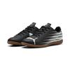 Fußballschuh PUMA "ATTACANTO II IT", Gr. 41, schwarz-weiß (puma schwarz, puma weiß), Synthetik, bedruckt, sportlich, Schuhe, für Halle und Straße