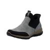 Stiefelette RIEKER "Rieker Stiefelette Lederimitat", Damen, Gr. 39, schwarz, stone, Lederimitat, casual, Schuhe