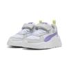Sneaker PUMA "TRINITY LITE AC+ INF", Kinder, Gr. 26, puma weiß, lavender alert, glacial gray, Textil, sportlich, Schuhe, für Kinder