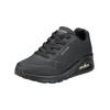 Sneaker SKECHERS "Skechers Sneaker Lederimitat", Damen, Gr. 41, schwarz (schwarz, schwarz), Lederimitat, casual, Schuhe