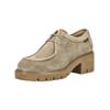 Schnürpumps NERO GIARDINI "Nero Giardini Pumps Veloursleder", Damen, Gr. 39, beige, Veloursleder, casual, Schuhe