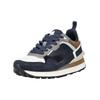 Sneaker BULLBOXER "Bullboxer Sneaker Leder", Herren, Gr. 44, blau (navy), Leder, casual, Schuhe