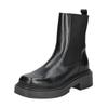 Stiefelette STEVE MADDEN "STEVE MADDEN Stiefelette Leder", Damen, Gr. 40, schwarz, Leder, casual, Schuhe