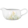 Sauciere SELTMANN WEIDEN "Liberty - Meadow Grasses green", grün (weiß, grün), B:12,40cm H:8,30cm L:20,40cm T:20,40cm Ø:20,40cm, Porzellan, Schüsseln, Schüssel - 0,60 l