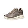 Plateausneaker NERO GIARDINI "Nero Giardini Sneaker Leder", Damen, Gr. 38, braun, Leder, casual, Schuhe