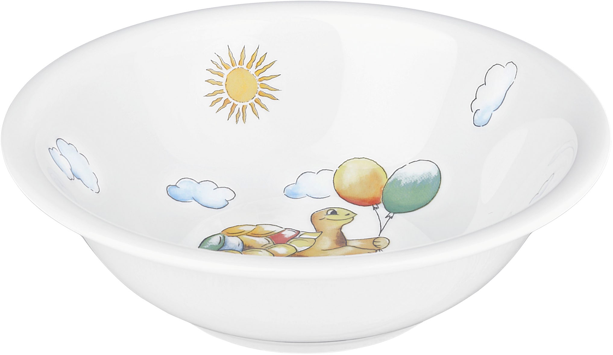 Schüssel SELTMANN WEIDEN "Compact - Flinke Flitzer", bunt (weiß, bunt), B:16cm H:5cm L:16cm T:16cm Ø:16cm, Porzellan, Schüsseln, Schüssel, Schale rund 16 cm