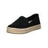 Espadrille TOMS "TOMS Slipper Leder", Damen, Gr. 39, schwarz, Leder, casual, Schuhe
