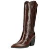 Bikerboots NERO GIARDINI "Nero Giardini Stiefel Leder", Damen, Gr. 37, braun, Leder, casual, Schuhe