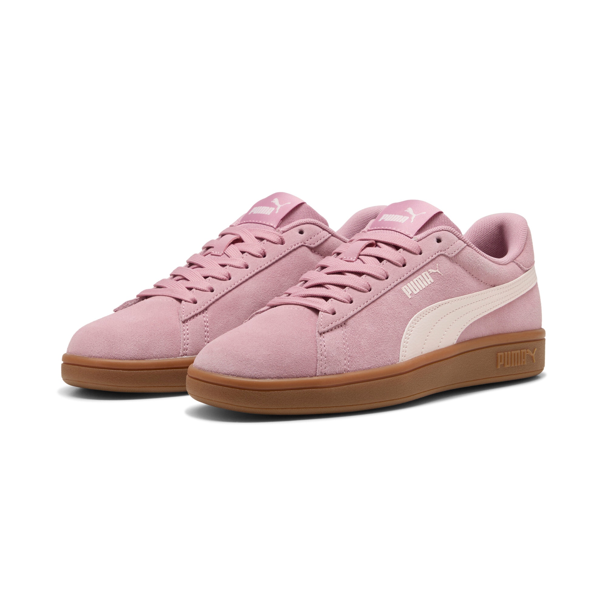 Sneaker PUMA "SMASH 3.0", Damen, Gr. 40, rosa (poised pink, jasmine flower, gum), unifarben, Schuhe Sneaker