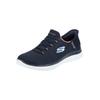 Sneaker SKECHERS "Skechers Sneaker Textil", Damen, Gr. 40, blau (navy), Textil, casual, Schuhe