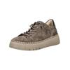Plateausneaker GABOR "Gabor Sneaker Veloursleder/Textil", Damen, Gr. 39, braun (braun, grau), Veloursleder, Textil, casual, Schuhe