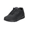 Sneaker SKECHERS "Skechers Sneaker Lederimitat", Herren, Gr. 42, schwarz, Lederimitat, casual, Schuhe