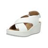 Keilsandalette IGI & CO "IGI & CO Sandalen Nappaleder", Damen, Gr. 40, weiß, Nappaleder, casual, Schuhe