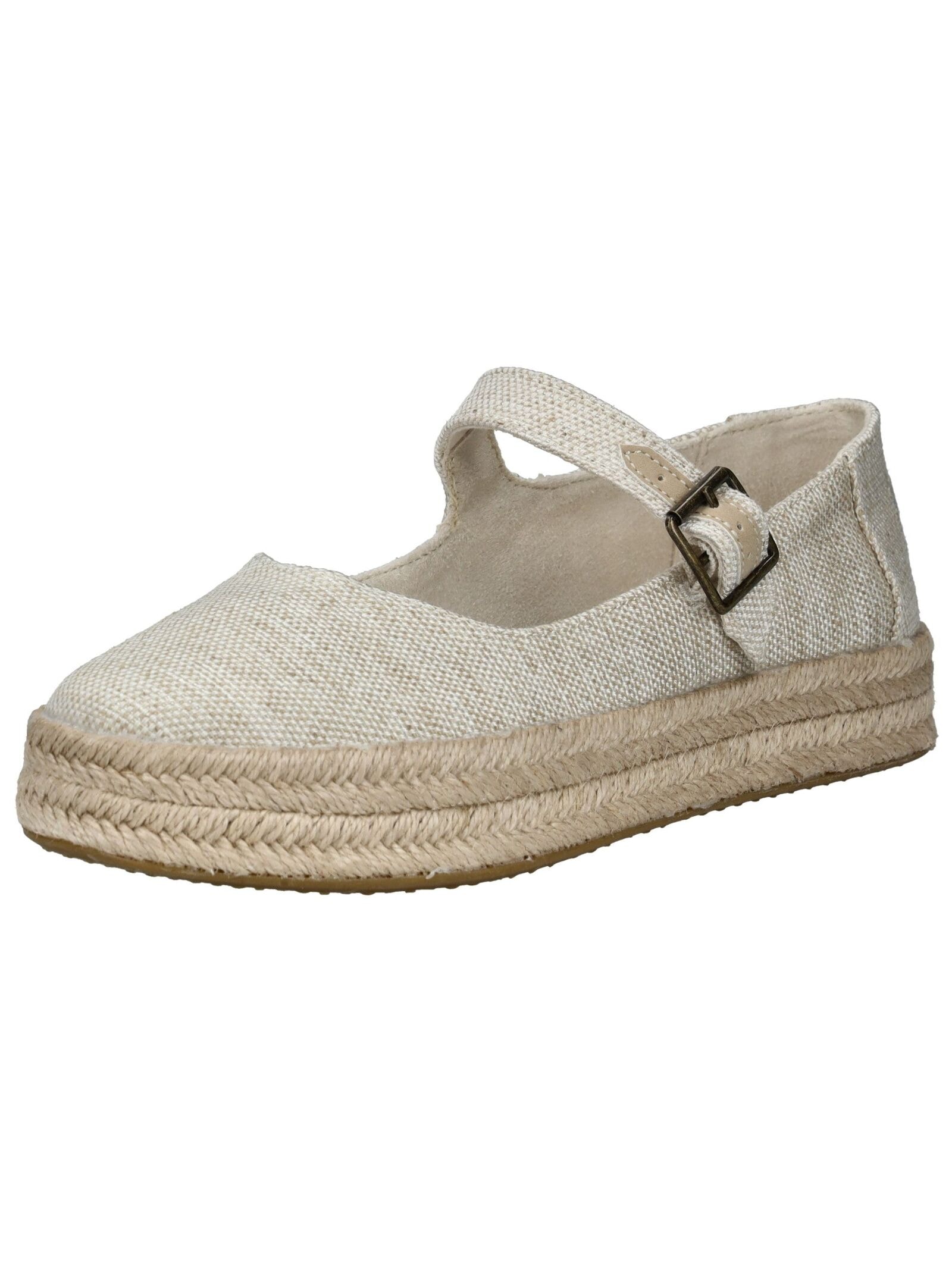 Riemchenballerina TOMS "TOMS Ballerinas Textil", Damen, Gr. 42, beige (natural), Textil, Schuhe