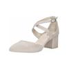 Pumps NERO GIARDINI "Nero Giardini Pumps Veloursleder", Damen, Gr. 41, beige, Veloursleder, elegant, Schuhe