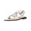 Riemchensandale STEVE MADDEN "STEVE MADDEN Sandalen Lederimitat", Damen, Gr. 39, weiß, Lederimitat, casual, Schuhe