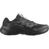 Laufschuh SALOMON "ALPHAGLIDE W", Gr. 41, schwarz (schwarz, asphalt, schwarz), Synthetik, Textil, sportlich, Schuhe