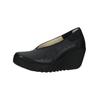 Keilpumps FLY LONDON "Fly London Pumps Leder", Damen, Gr. 40, schwarz, Leder, casual, Schuhe