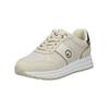Sneaker TAMARIS "Tamaris Sneaker Textil", Damen, Gr. 39, weiß (ivory), Textil, casual, Schuhe
