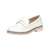 Slipper REGARDE LE CIEL "Regarde Le Ciel Slipper Leder", Damen, Gr. 38, weiß, Leder, casual, Schuhe